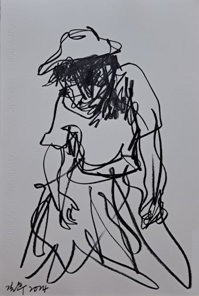 [2024] Untitled, Graphite on paper, Size Unknown